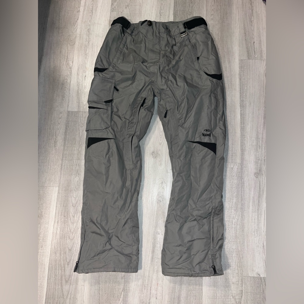 Men’s marker ski pants gray heavy duty